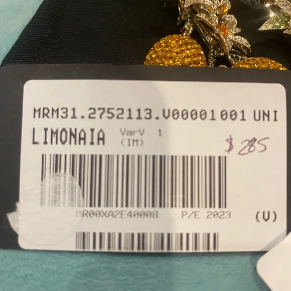 DIVINE 🍋 Marina Rinaldi Crystal Limonaia Earrings Lemons 🍋 - Picture 12 of 15